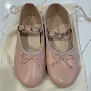 Noralaa Pink Kids Ballet Flats Size 2